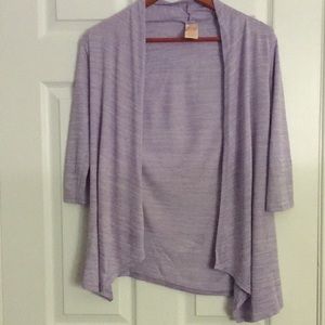 Lavender cardigan